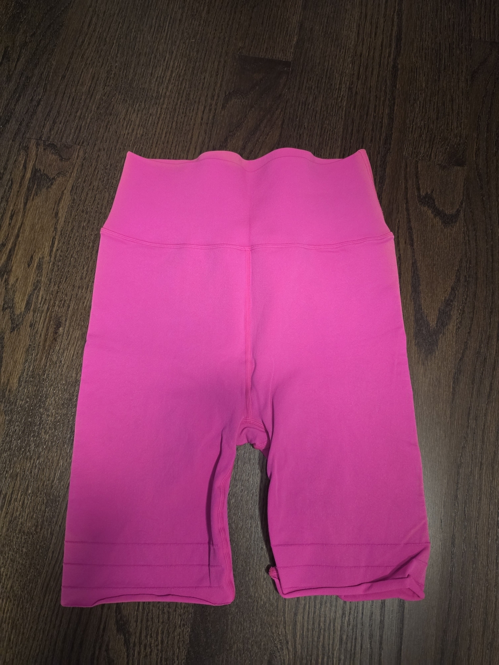 Fabletics Bright Pink High-Waist Bike Shorts